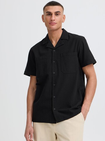 !Solid Regular fit Overhemd 'SDNeel' in Zwart: voorkant