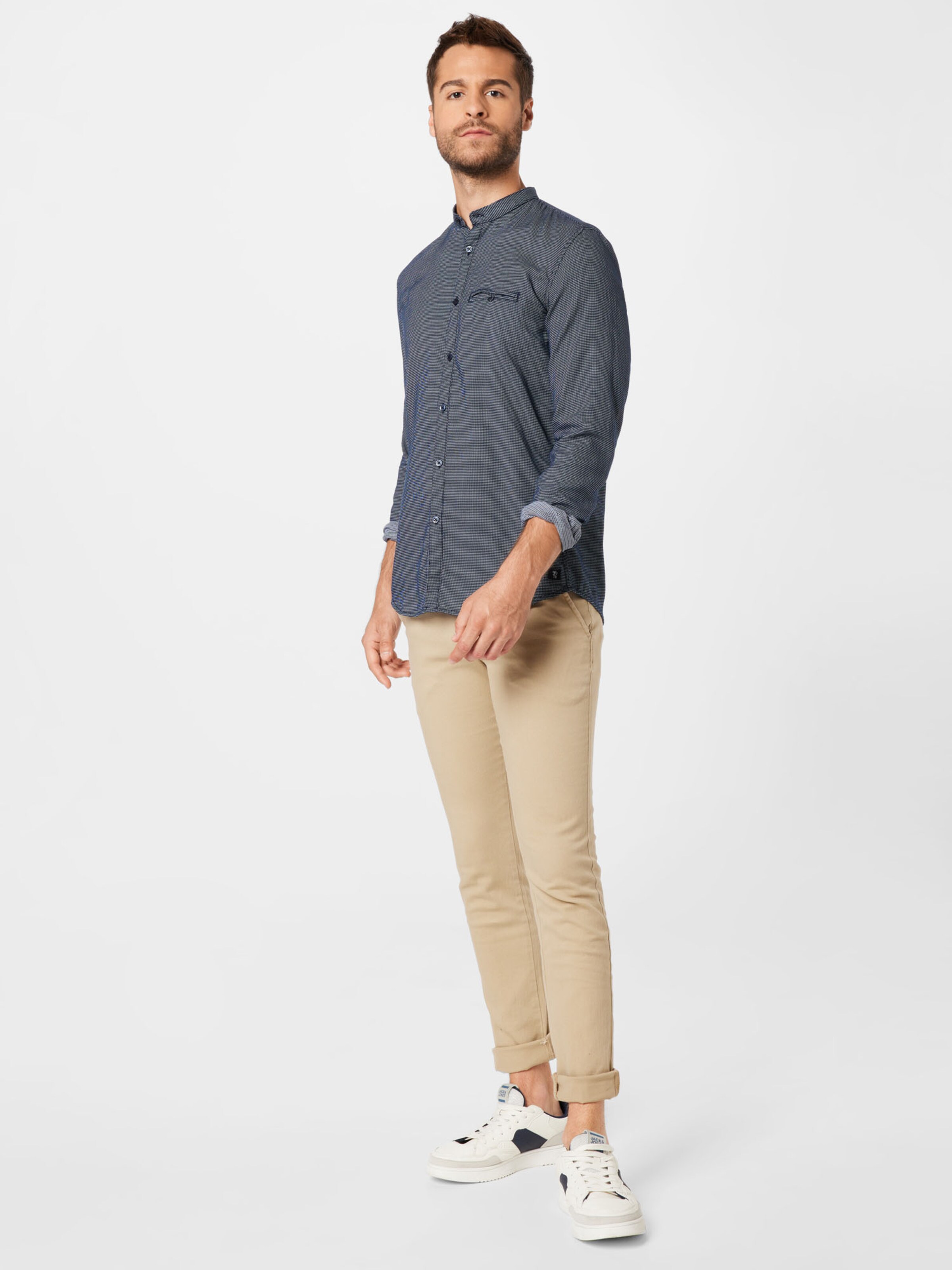 Männer Hemden TOM TAILOR DENIM Hemd in Nachtblau - SD47660 Männer Hemden TOM TAILOR DENIM Hemd in Nachtblau - SD47660