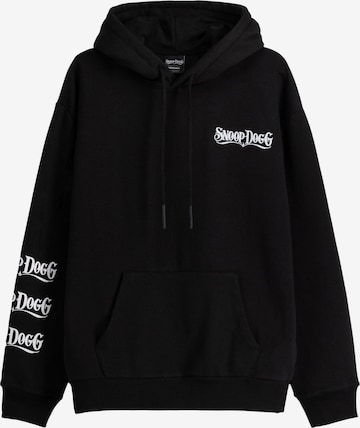 Bershka Sweatshirt in Schwarz: predná strana