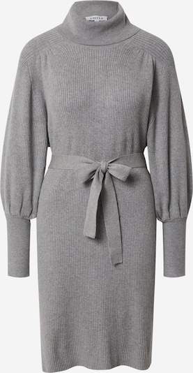EDITED Stickad klänning 'Malene' i gråmelerad, Produktvy