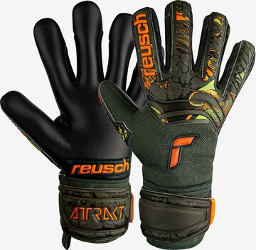 REUSCH Athletic Gloves 'Attrakt Grip Evolution' in Orange: front
