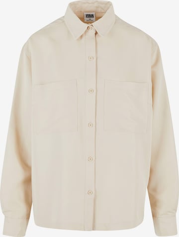 Urban Classics Blouse in Beige: voorkant