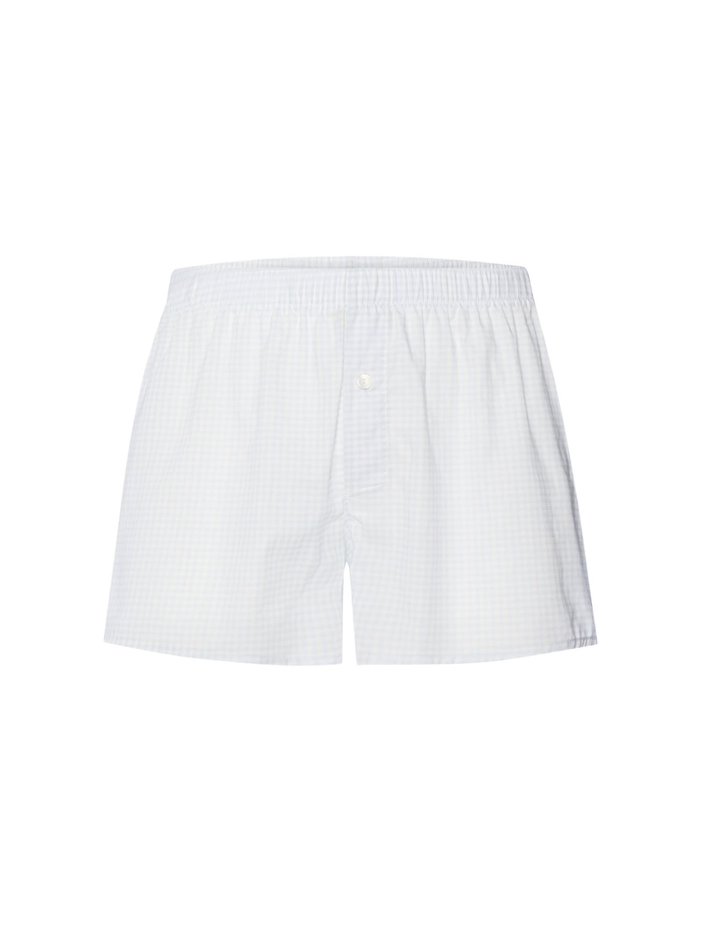 Hanro Boxershorts ' Fancy Woven ' in Blauw: voorkant