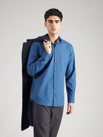 Michael Kors Regular fit Button Up Shirt in Blue: front