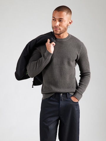 Pull-over 'JWHNOAH' JACK & JONES en gris : devant