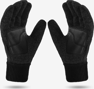 normani Full Finger Gloves 'Hamilton' in Grey