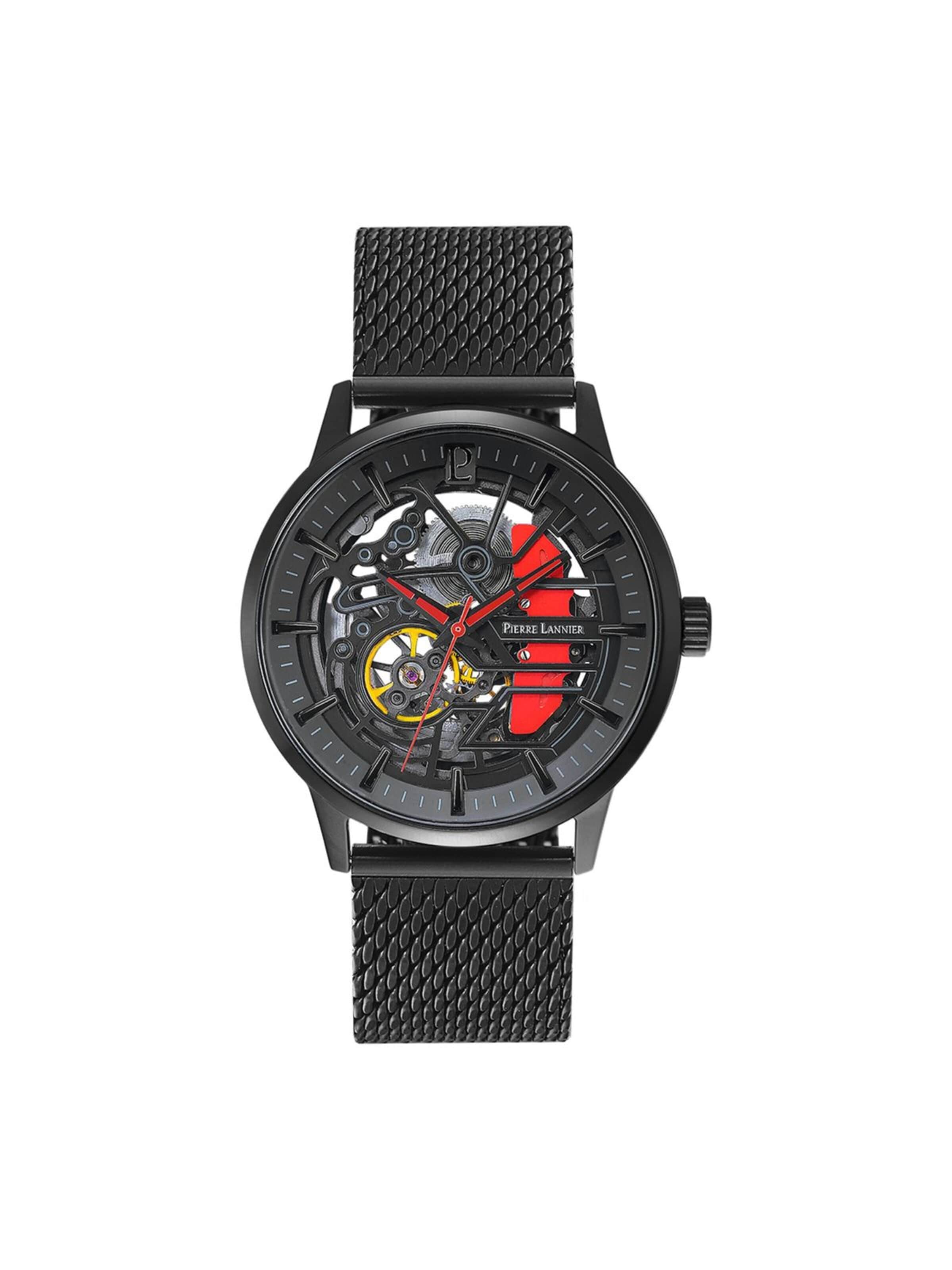Montre à affichage analogique 'Paddock' Pierre Lannier en noir : devant