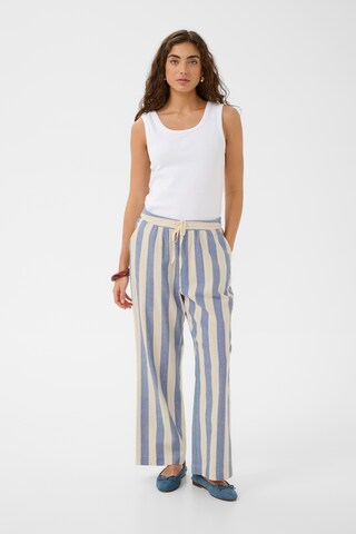CULTURE - Loosefit Calças 'CUKapina' em branco