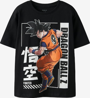 NAME IT T-shirt 'NKMDUSE DRAGONB' i svart: framsida