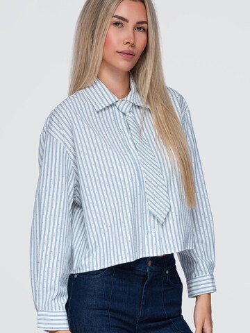 Ombre - Camiseta en azul