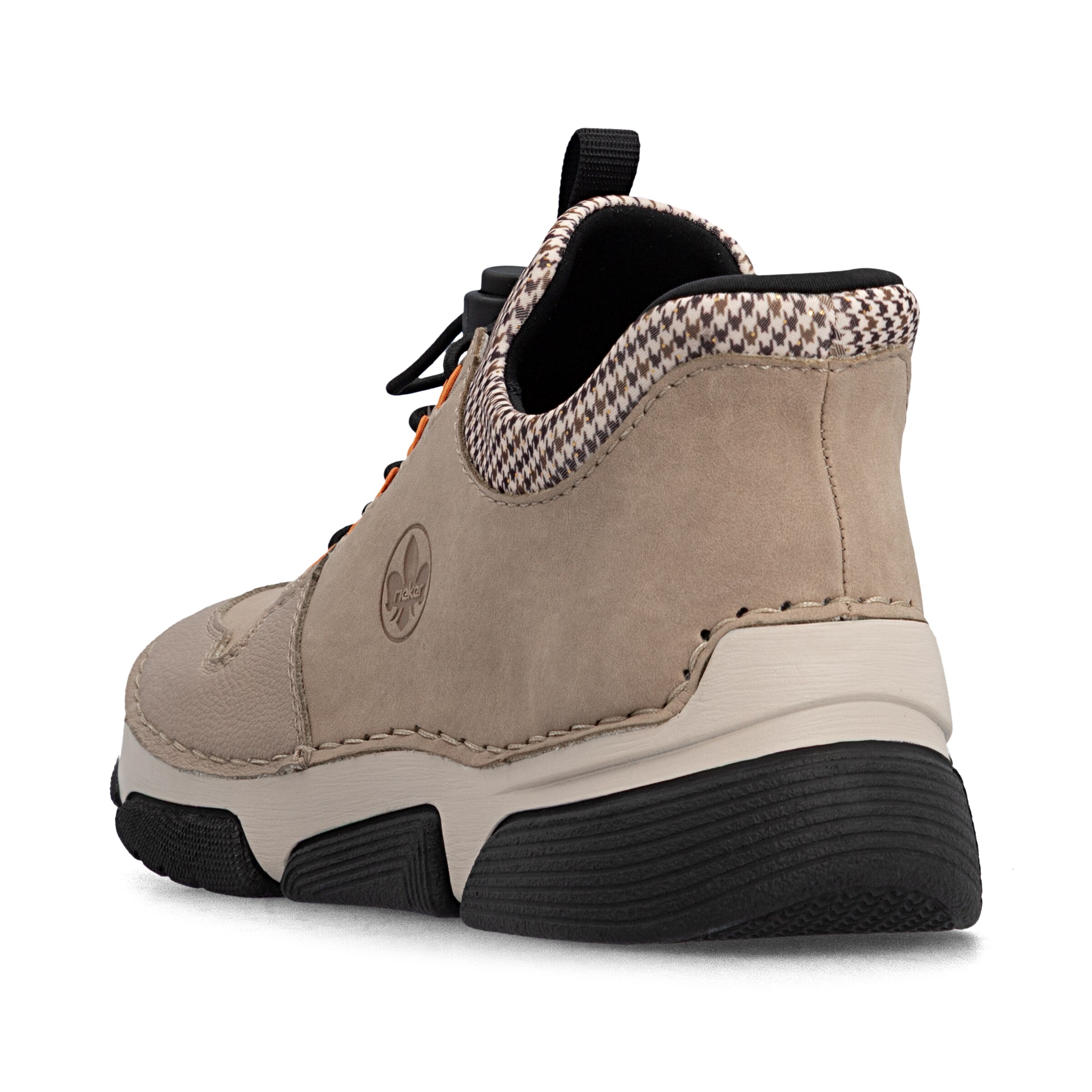 Bottines à lacets Rieker en beige