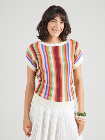 Pull-over King Louie en mélange de couleurs : devant