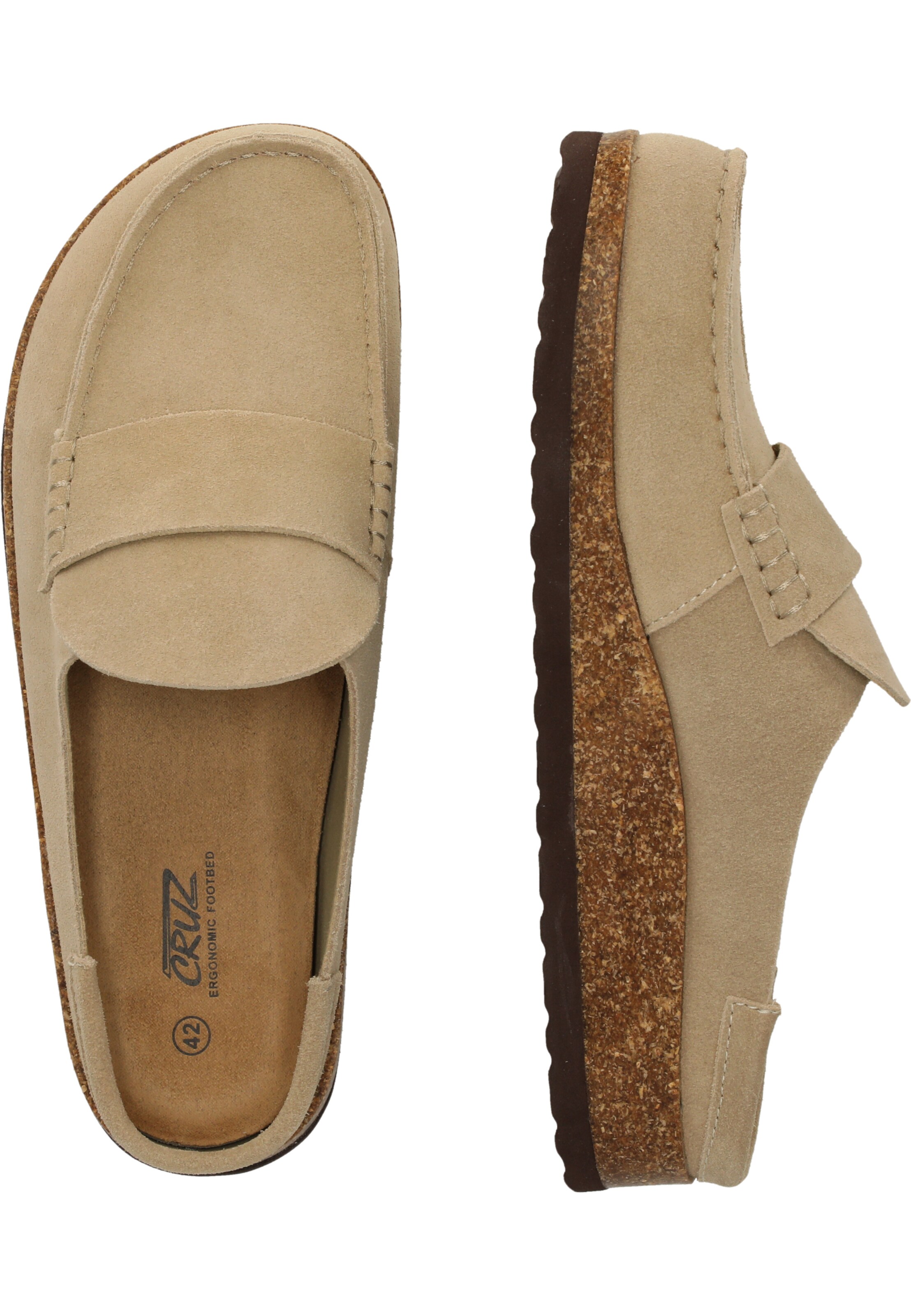 Cruz Classic Flats 'Emilio' in Beige
