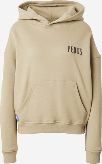 Pequs Sweatshirt in dunkelbeige, Produktansicht