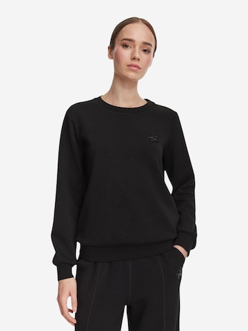 Liu Jo Sweatshirt 'FELPA CHIUSA TF6206 J3958' in Zwart: voorkant