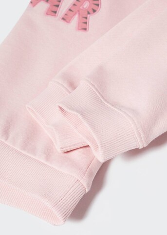 MANGO KIDS Sweatshirt 'ROAR' in Pink