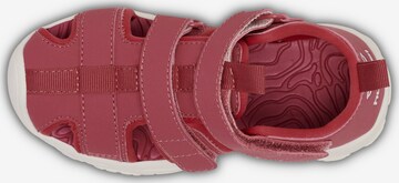 Hummel - Sapatos abertos em vermelho