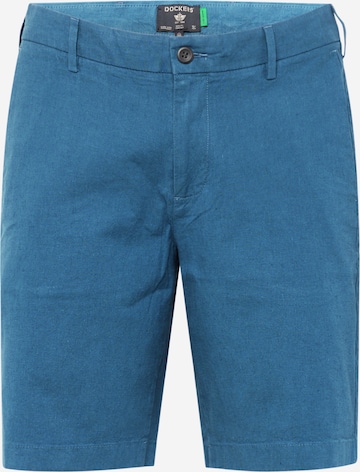 Dockers Slimfit Broek in Blauw: voorkant