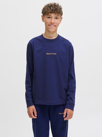 Jack & Jones Junior - Camiseta en azul: frente