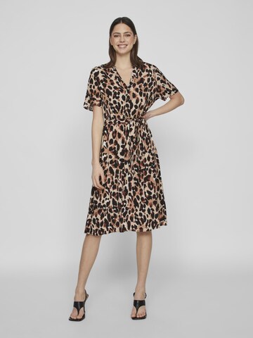 VILA Dress in Brown