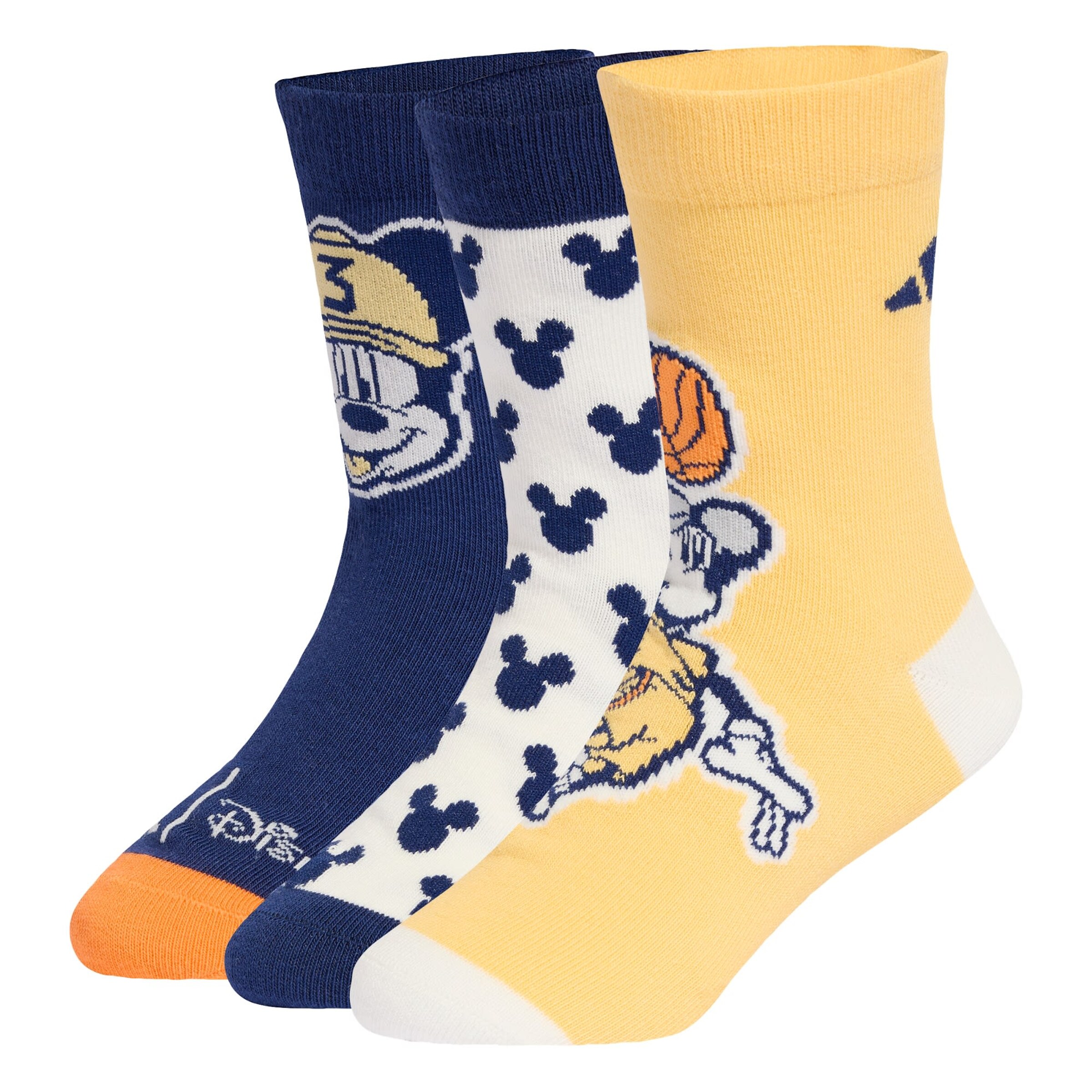 Chaussettes de sport 'Disney Micky Maus' ADIDAS SPORTSWEAR en bleu : devant