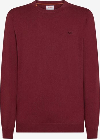Pull-over 'K45101' SUN68 en rouge : devant