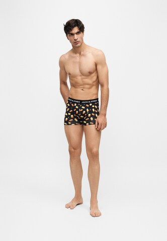 JACK & JONES Boxerky 'JACKEVIN FOOD' – černá