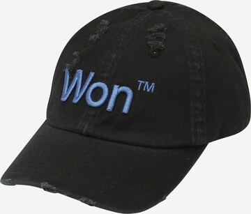 Won Hundred Cap in Black: front