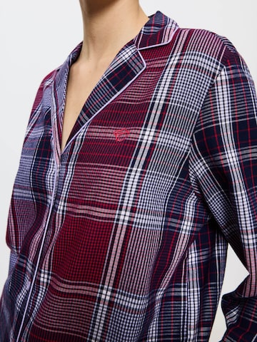 TRIUMPH Pajama ' Boyfriend ' in Purple