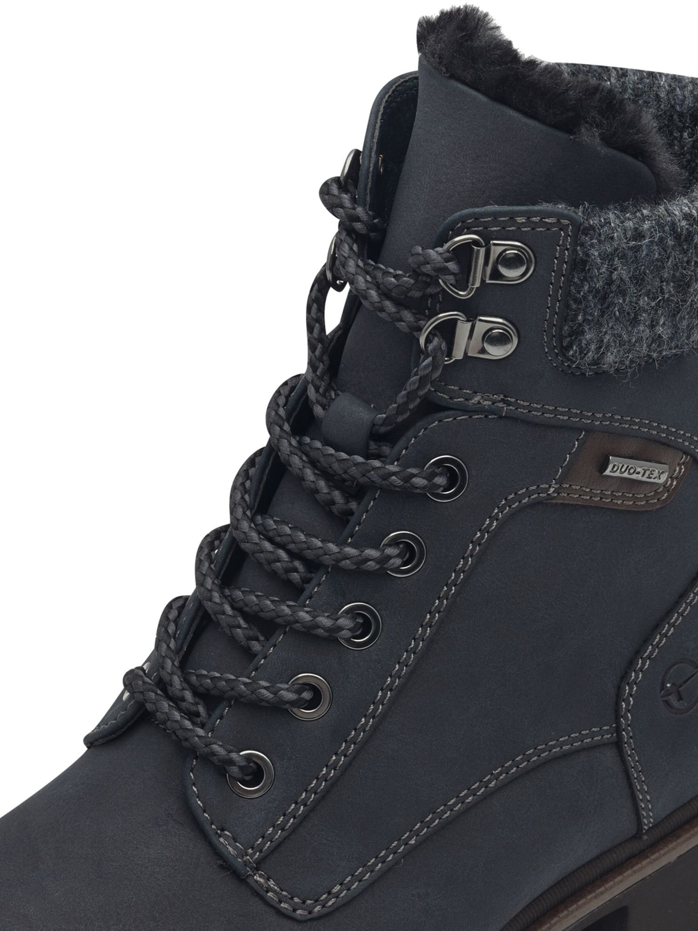 Bottes à lacets Tamaris en bleu