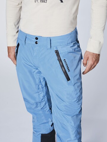 CHIEMSEE Regular Outdoor Pants 'Taos' in Blue