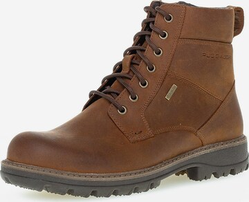 Pius Gabor Lace-Up Boots in Brown: front