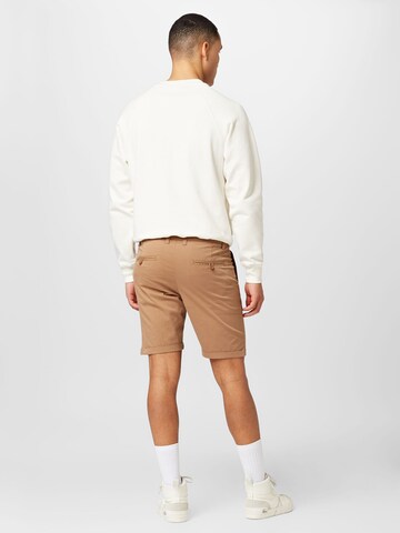 KnowledgeCotton Apparel Regular Chino trousers 'Chuck' in Brown