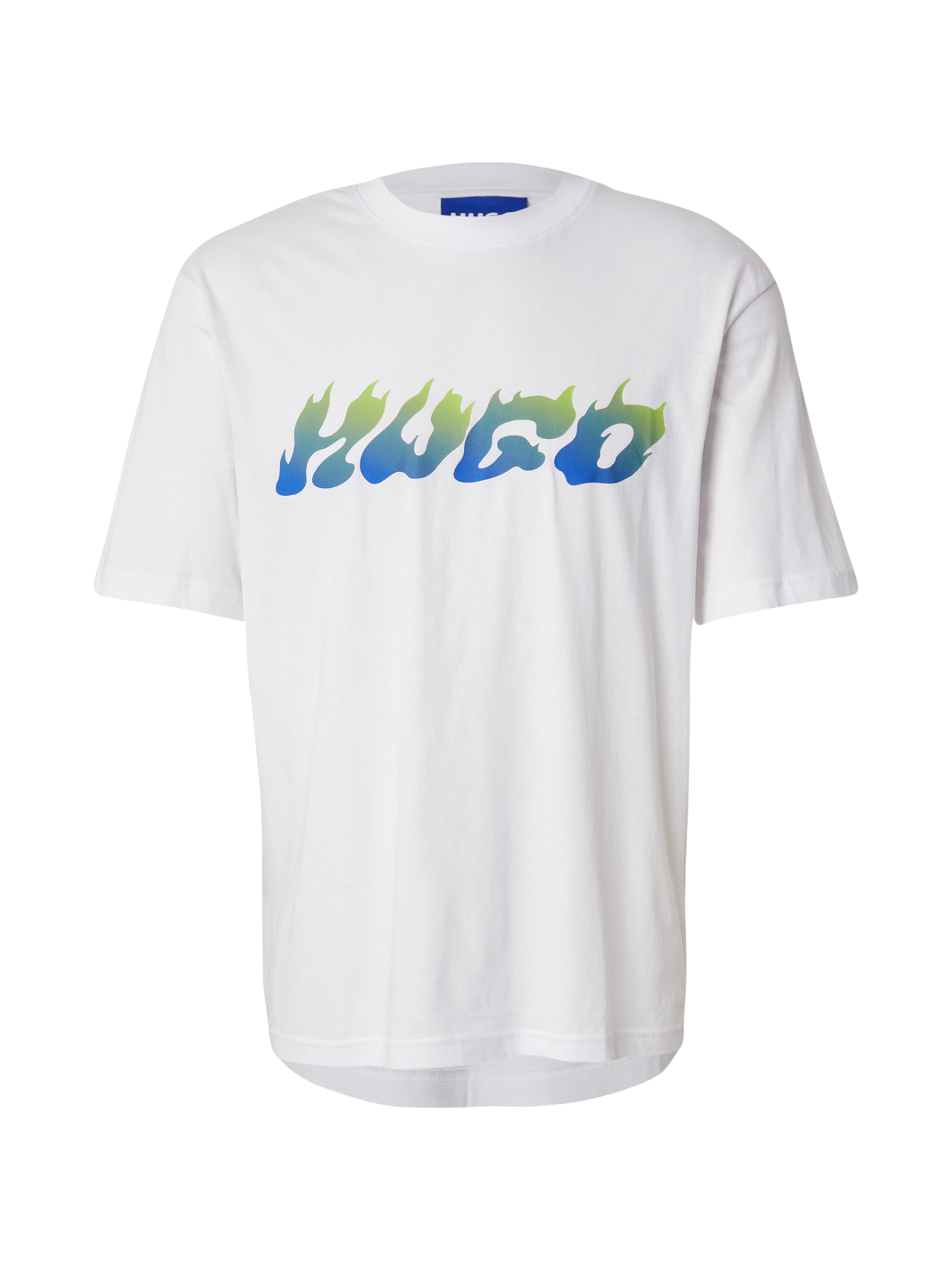 Maglietta 'Napolux' di HUGO in bianco: frontale