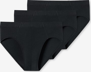 Slip di SCHIESSER in nero: frontale