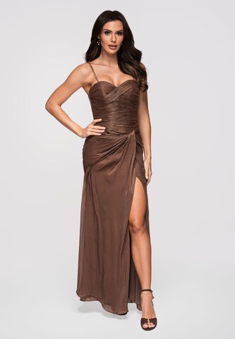 Ombre Kleid in Braun