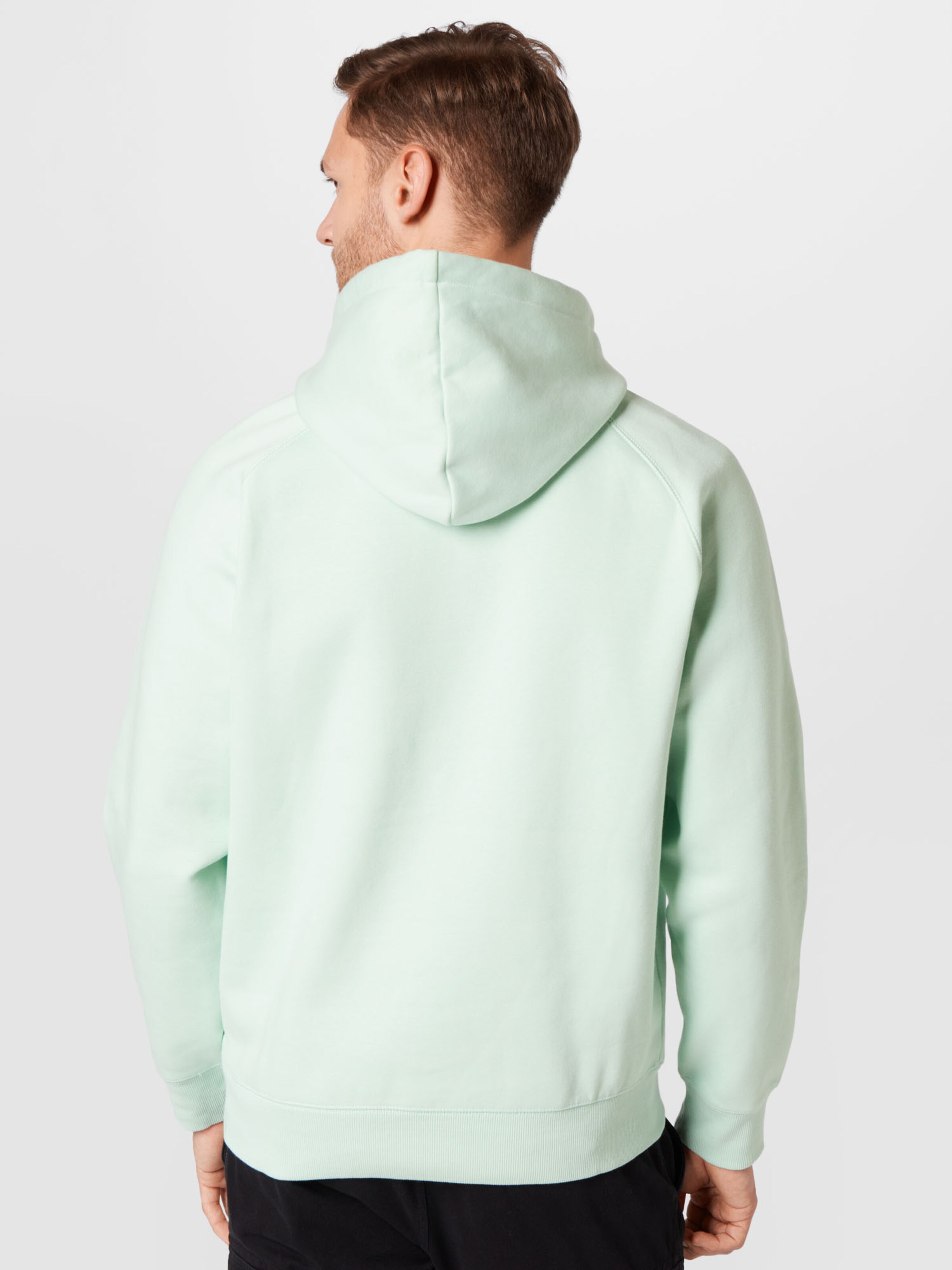 Männer Sweat Carhartt WIP Sweatshirt 'Chase' in Mint - WL19023 Männer Sweat Carhartt WIP Sweatshirt 'Chase' in Mint - WL19023