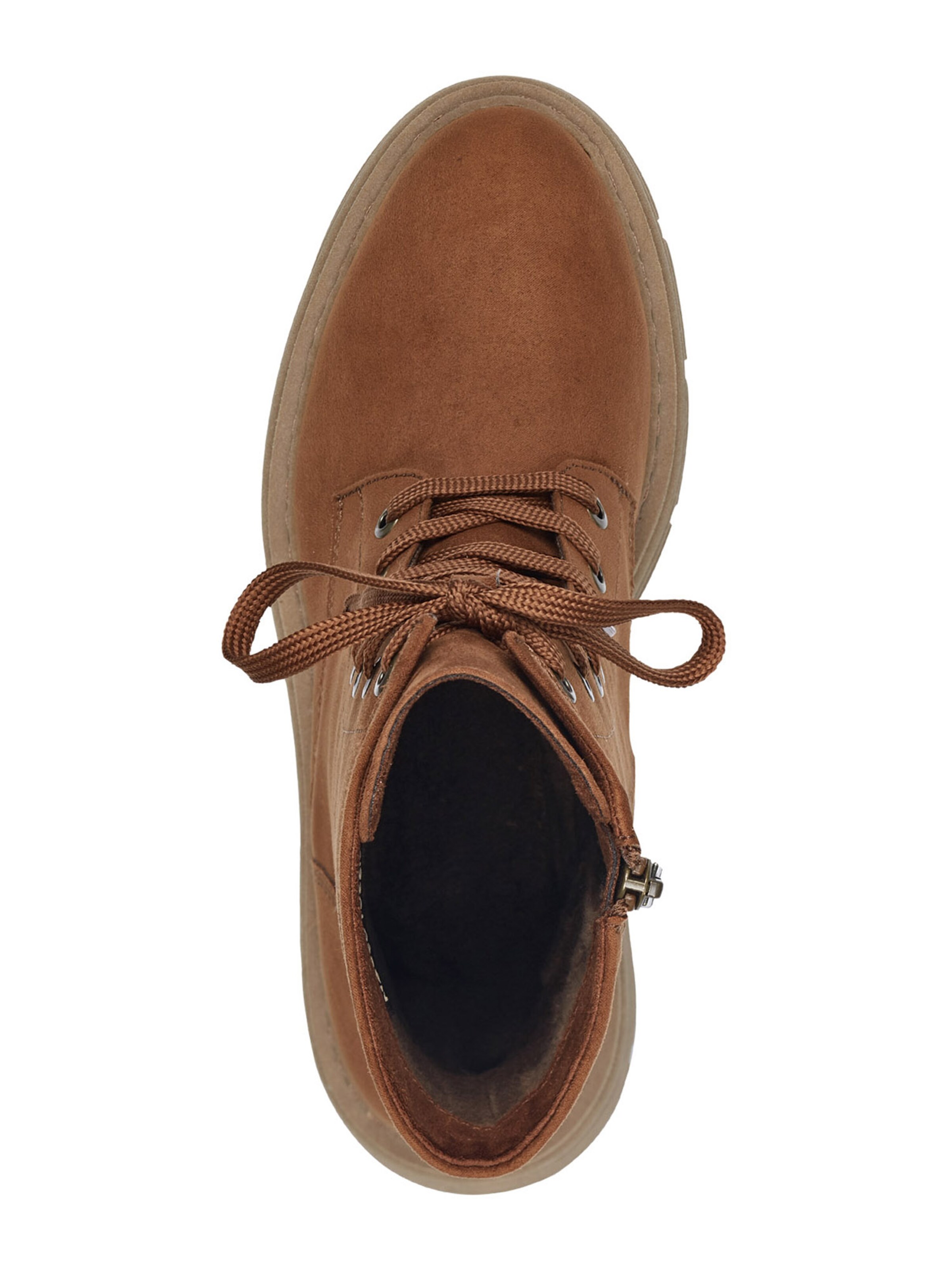 MARCO TOZZI Lace-Up Ankle Boots in Brown