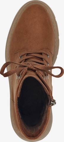 MARCO TOZZI Lace-Up Ankle Boots in Brown