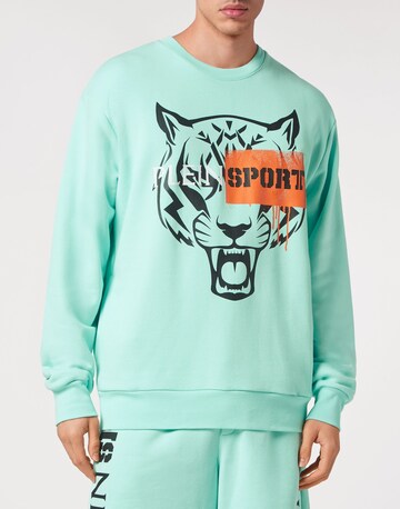 Plein Sport Sweatshirt in Green: front