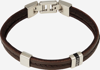 FOSSIL Armband i choklad / silver, Produktvy