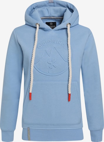 Gipfelglück Sweatshirt 'Mirka' in Blue: front