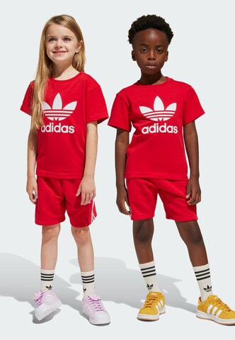 ADIDAS ORIGINALS Komplet 'Adicolor' | rdeča barva: sprednja stran