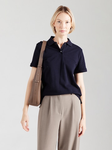 SEIDENSTICKER Poloshirt 'Schwarze Rose' in Blau: Vorderseite