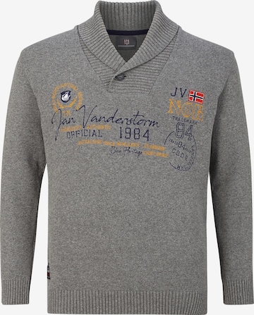 Jan Vanderstorm Sweater 'Hamar' in Grey: front
