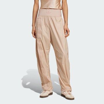 ADIDAS ORIGINALS Tapered Broek 'Waistband' in Beige: voorkant
