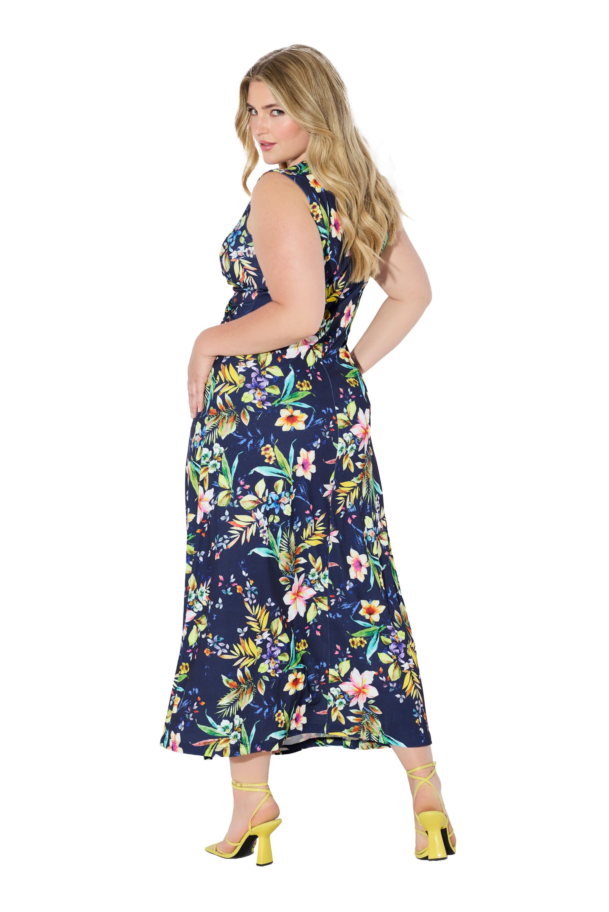 Ulla Popken Jurk in Blauw