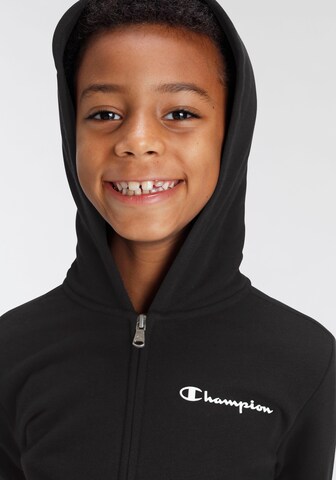 Champion Authentic Athletic Apparel Zip-Up Hoodie in Black