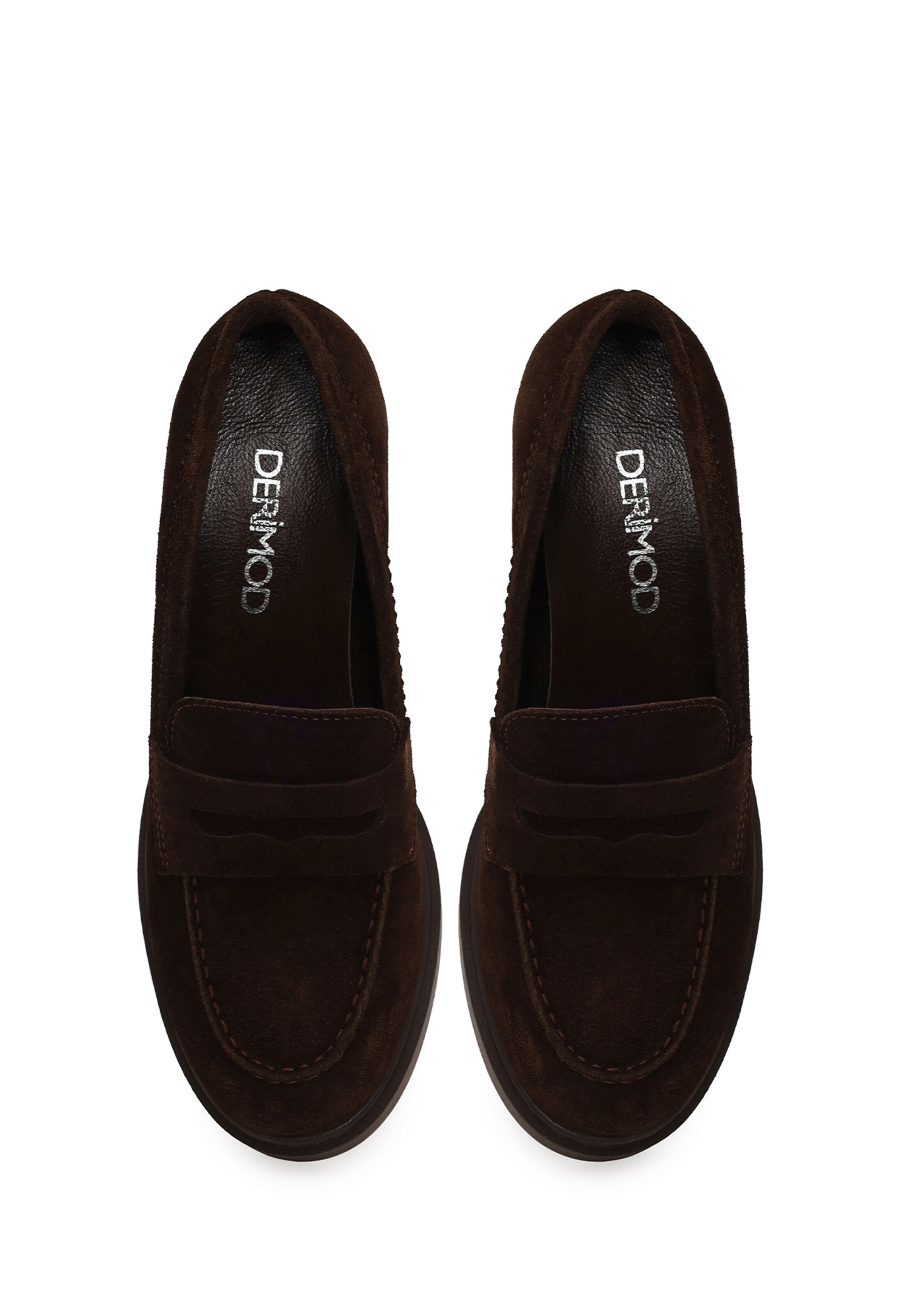 Derimod Pumps met hoge voorkant in Bruin
