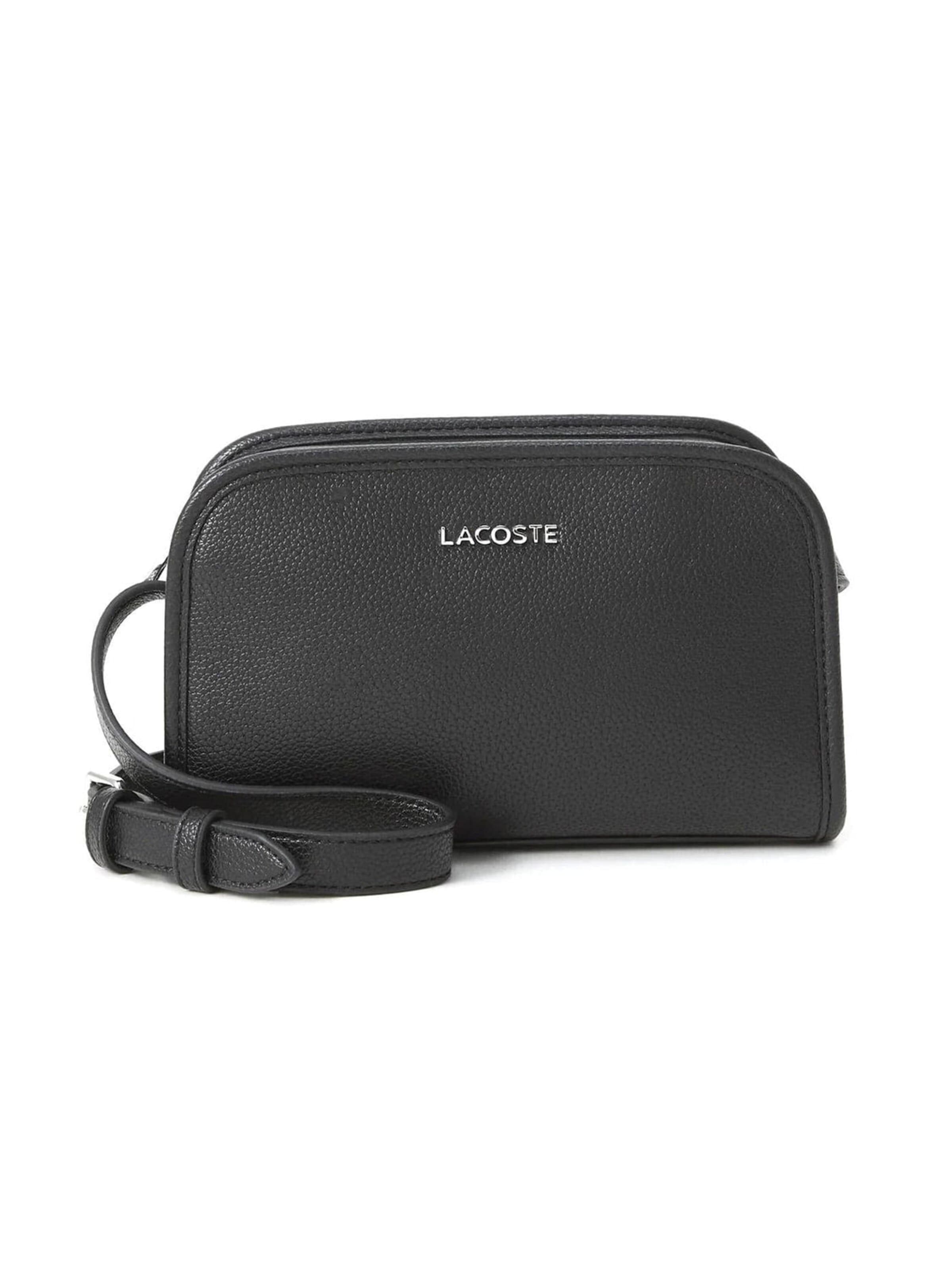LACOSTE Torba na ramię 'Crossover Borsa con Logo' w kolorze czarny: przód
